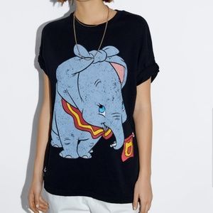 Nwt Zara Disney Dumbo Tshirt Blogger 